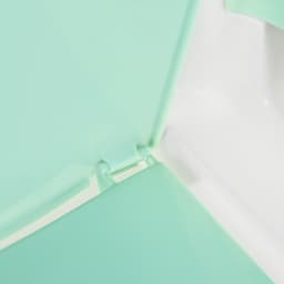 Горшок - стульчик с крышкой, мятный