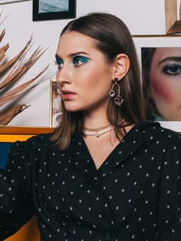 Серьги ассорти «Сиеста» игривые кошки, цвет белый в золоте