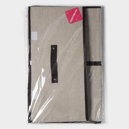 Короб стеллажный для хранения с двойной крышкой Доляна «Тэри», 50×30×25 см, бежевый