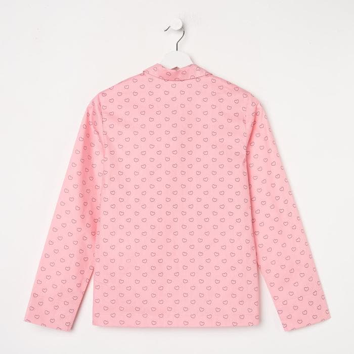 Рубашка женские KAFTAN «Сердца», размер 44-46