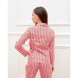 Рубашка женская KAFTAN "Полоса", размер 44-46, цвет белый/красный
