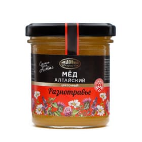 Мёд алтайский «Разнотравье» натуральный цветочный, 200 г