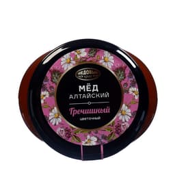 Мёд алтайский гречишный, натуральный цветочный, 1000 г