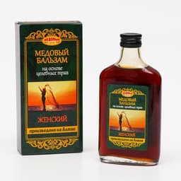Безалкогольный алтайский медовый бальзам на травах «Женский», 250 мл