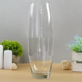 Ваза для цветов «Вероника», 1.95 л, d=8 см, 30.5×10 см, стекло, прозрачная