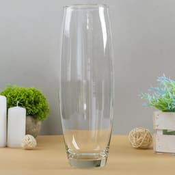 Ваза для цветов «Вероника», 1.95 л, d=8 см, 30.5×10 см, стекло, прозрачная