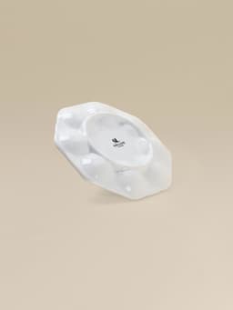 Подставка для яиц SL Home «Пасхальные кролики», 19×9 см, 8 ячеек, доломит, белая