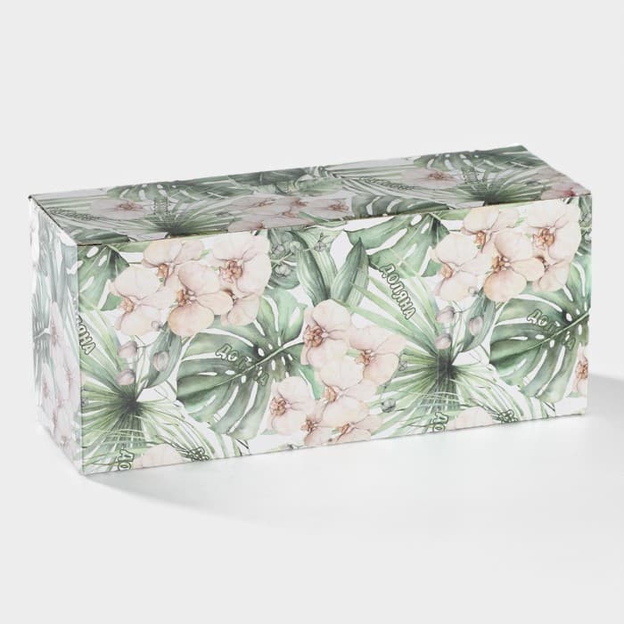 Менажница 2 ячейки Доляна «Лист», 21.8×6.9 см, доломит, зелёная