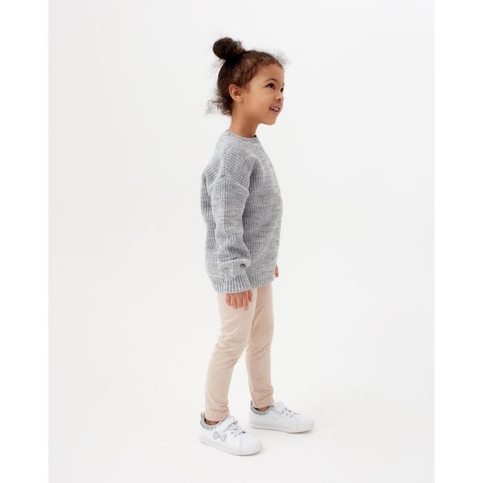 Легинсы для девочки MINAKU: Casual Collection KIDS, жемчужные, рост 146-152 см