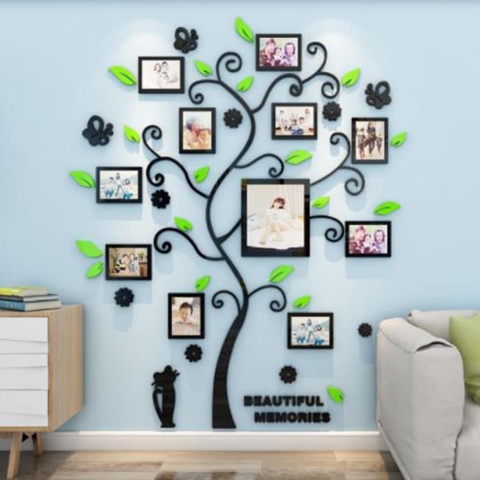 Наклейка интерьерная с фоторамками TAKE IT EASY «Воспоминания», декор на стену, панно 130×106 см