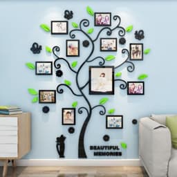 Наклейка интерьерная с фоторамками TAKE IT EASY «Воспоминания», декор на стену, панно 130×106 см