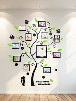 Наклейка интерьерная с фоторамками TAKE IT EASY, декор настенный, панно на стену 190×156 см