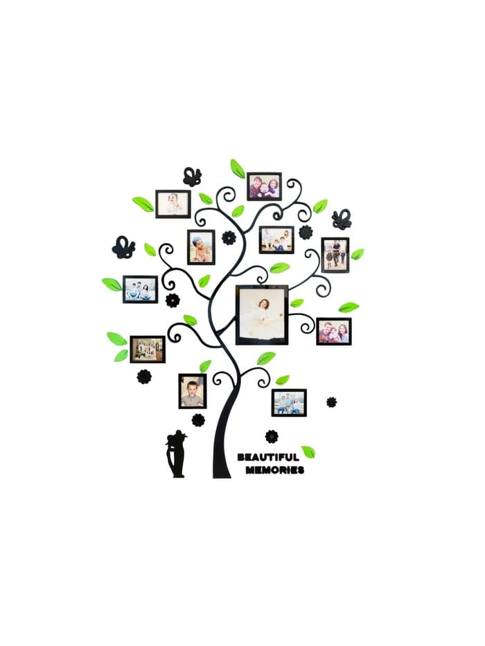 Наклейка интерьерная с фоторамками TAKE IT EASY, декор настенный, панно на стену 190×156 см