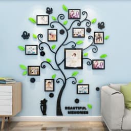 Наклейка интерьерная с фоторамками TAKE IT EASY, декор настенный, панно на стену 190×156 см