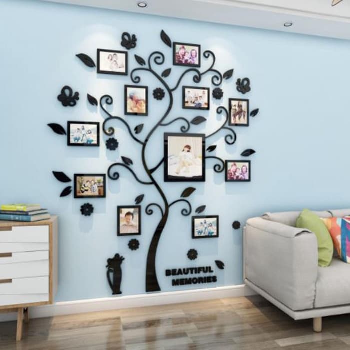 Наклейка интерьерная с фоторамками TAKE IT EASY «Воспоминания», декор на стену, панно, 190×156 см