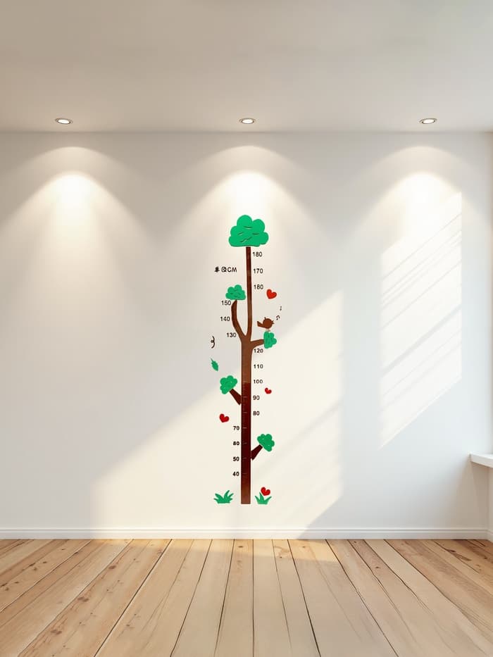 Ростомер детский TAKE IT EASY «Деревце», наклейка интерьерная, декор на стену, панно, 180 см