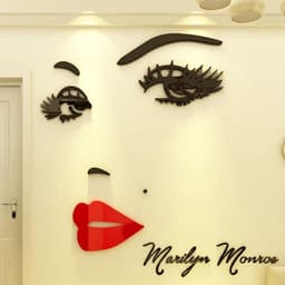 Наклейка интерьерная TAKE IT EASY «Мэрилин Монро», декор настенный, панно, 100×90 см