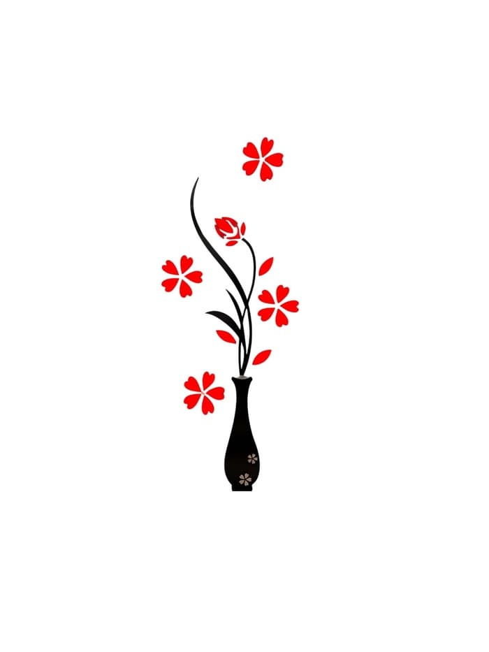 Наклейка интерьерная TAKE IT EASY «Цветы», декор на стену, панно 150×58 см