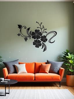 Набор наклеек интерьерных TAKE IT EASY «Цветы», декор настенный, панно, 124×165 см