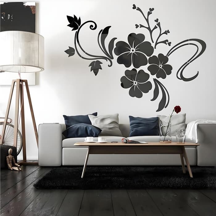 Набор наклеек интерьерных TAKE IT EASY «Цветы», декор настенный, панно, 124×165 см
