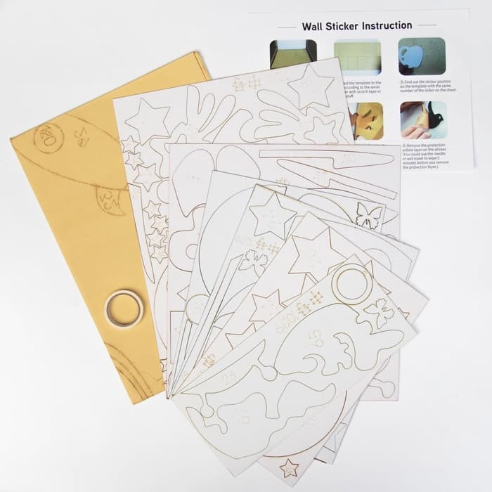 Набор наклеек интерьерных TAKE IT EASY «Космический мир», детские, декор на стену, панно, 92×180 см