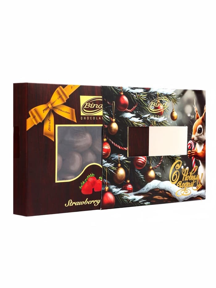 Шоколадное драже «Клубника в шоколаде»‎, 100 г