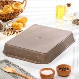 Противень «Гранит Brown», 30×40 см, h=5.5 см, антипригарное покрытие, литой алюминий, коричневый