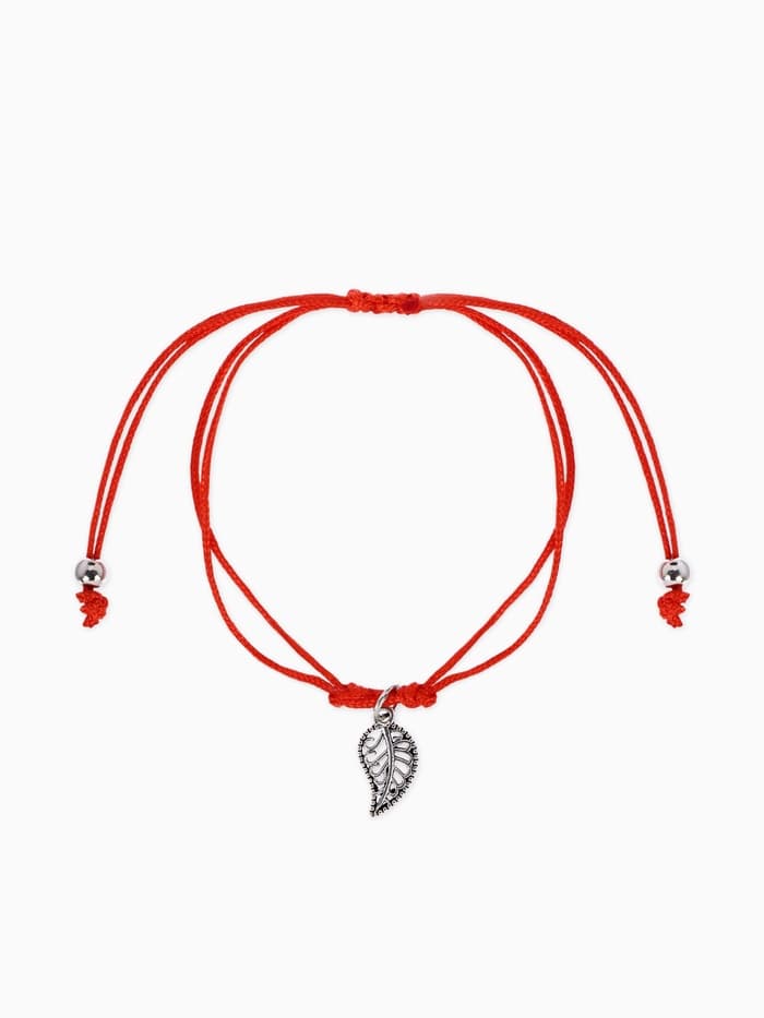 Браслет-оберег «Став», приносящий деньги, лист, цвет серебро, 8 см