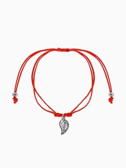 Браслет-оберег «Став», приносящий деньги, лист, цвет серебро, 8 см