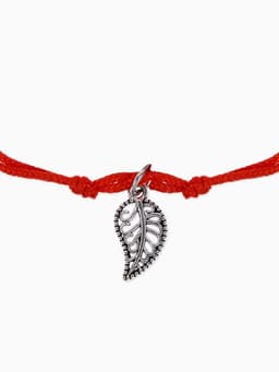 Браслет-оберег «Став», приносящий деньги, лист, цвет серебро, 8 см