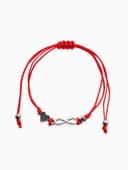 Браслет-оберег «Став», крючок любви и брака, сердце и бесконечность, цвет серебро, 8 см