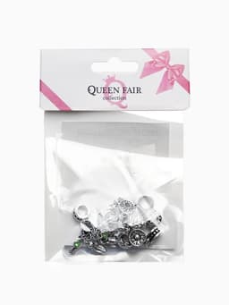 Шарм подвеска «Ловец снов», цветная в серебре