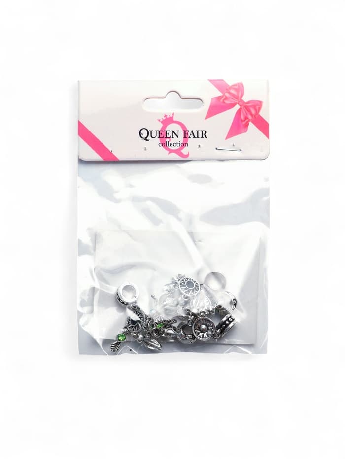 Шарм подвеска «Ловец снов», цветная в серебре