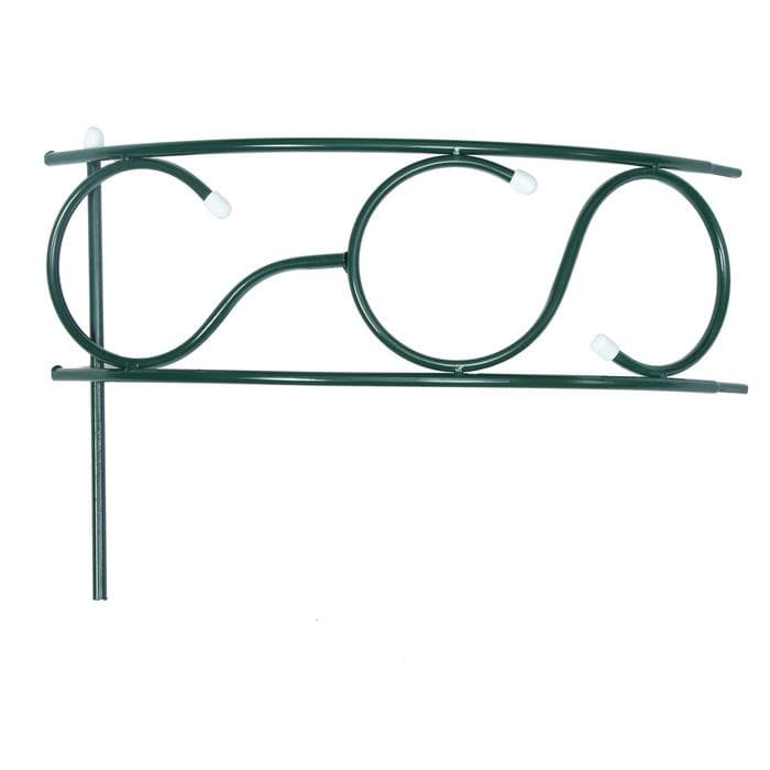 Грядка оцинкованная, 70×70×30 см, зелёная, «Декоративная»