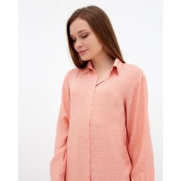Рубашка (сорочка) женские KAFTAN «Горох», корал, размер 40-42