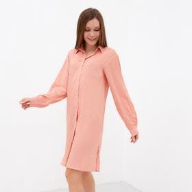 Рубашка (сорочка) женские KAFTAN «Горох», корал, размер 40-42