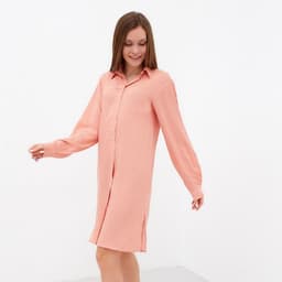 Рубашка (сорочка) женские KAFTAN «Горох», корал, размер 40-42