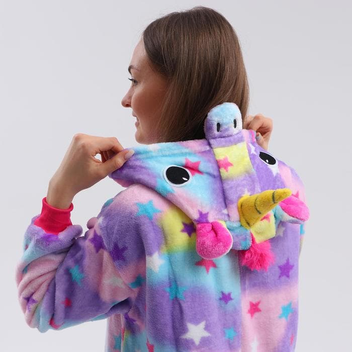 Кигуруми взрослый Единорог со звездамиLрост171-180