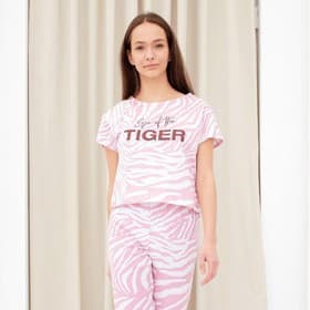 Футболка домашняя укороченная женская KAFTAN Wild, размер 44-46