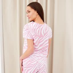 Футболка домашняя укороченная женская KAFTAN Wild, размер 44-46