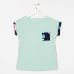 Футболка домашняя с карманом женская KAFTAN Tropical dream, размер 40-42