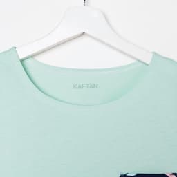 Футболка домашняя с карманом женская KAFTAN Tropical dream, размер 40-42