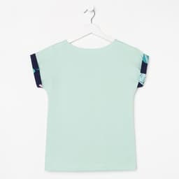 Футболка домашняя с карманом женская KAFTAN Tropical dream, размер 40-42