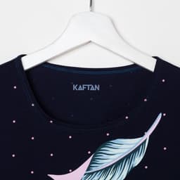 Футболка домашняя укороченная женская KAFTAN Tropical dream, размер 44-46