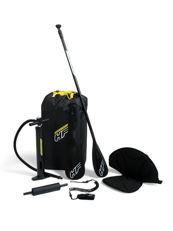 Сапборд Bestway White Cap Convertible, 305×84×12 см, комплект: насос, лиш, киль, сумка, сиденье, 65341 Bestway