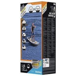 Сапборд Bestway White Cap Convertible, 305×84×12 см, комплект: насос, лиш, киль, сумка, сиденье, 65341 Bestway