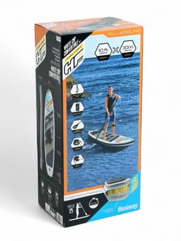 Сапборд Bestway White Cap Convertible, 305×84×12 см, комплект: насос, лиш, киль, сумка, сиденье, 65341 Bestway