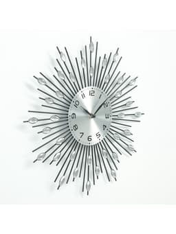 Часы настенные интерьерные «Лучики», серия: Ажур, плавный ход, d=33 см, от батарейки 1хАА