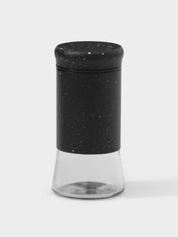 Солонка «Стиль», 150 мл, 5.5×8 см, стекло, чёрная