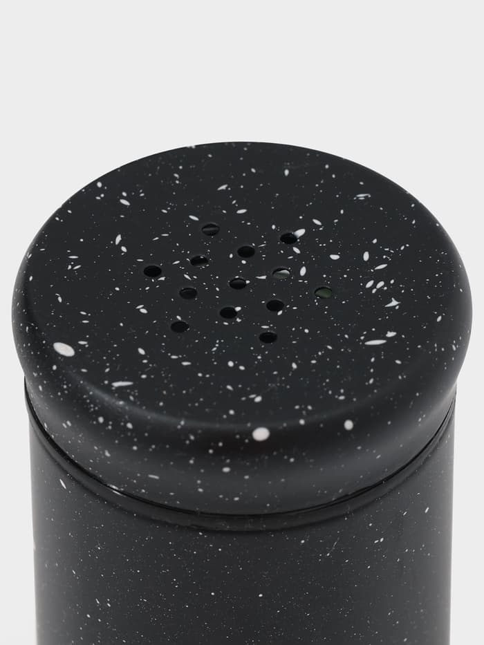 Солонка «Стиль», 150 мл, 5.5×8 см, стекло, чёрная